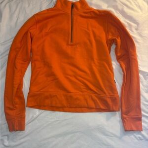 Obey Vibrant Orange Half-Zip Pullover